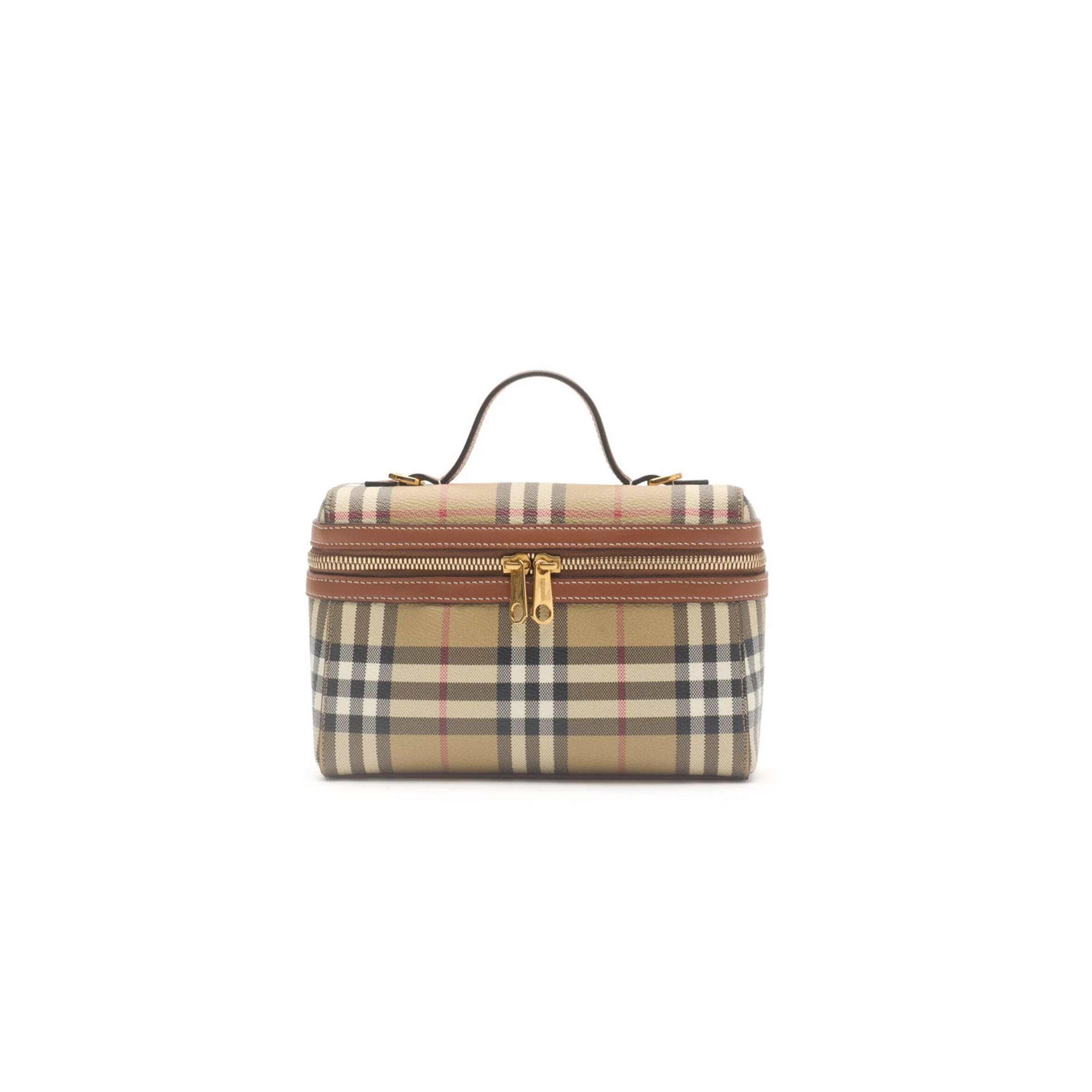 Bv*b*rry check vanity bag 81205251 (19.5*15*8cm)